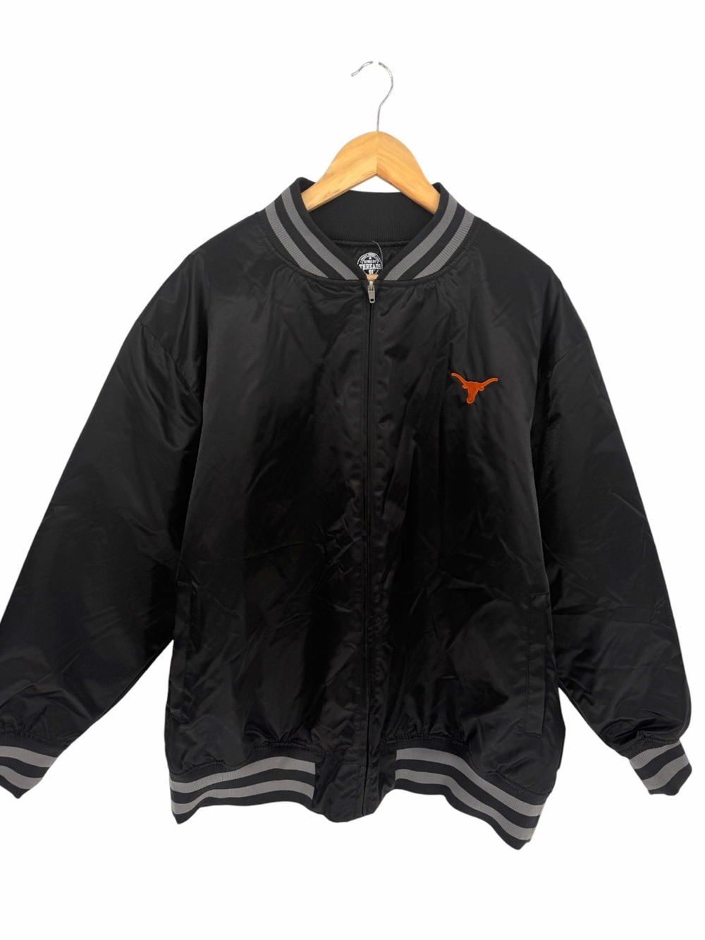 Rivalry Threads Texas Longhorns Bomber Jacket Black Men's - Size L